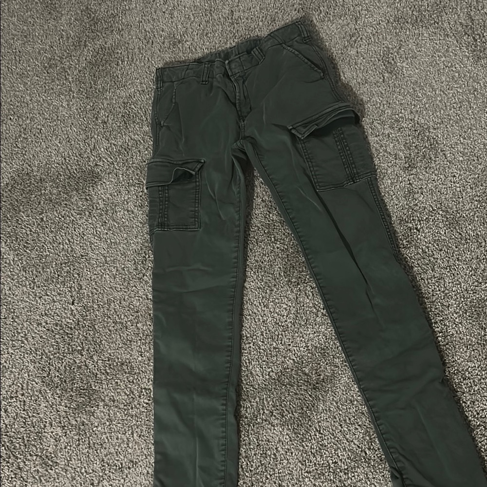 Dark Green Cargo Pants